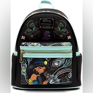 Loungefly Disney Aladdin Jasmine embroidered mini backpack limited edition